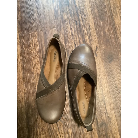 Cobb Hill by New Balance Shoes - Cobb Hill Penfield Casual Slip-On brown Leather Loafers Size 9.5 XW
